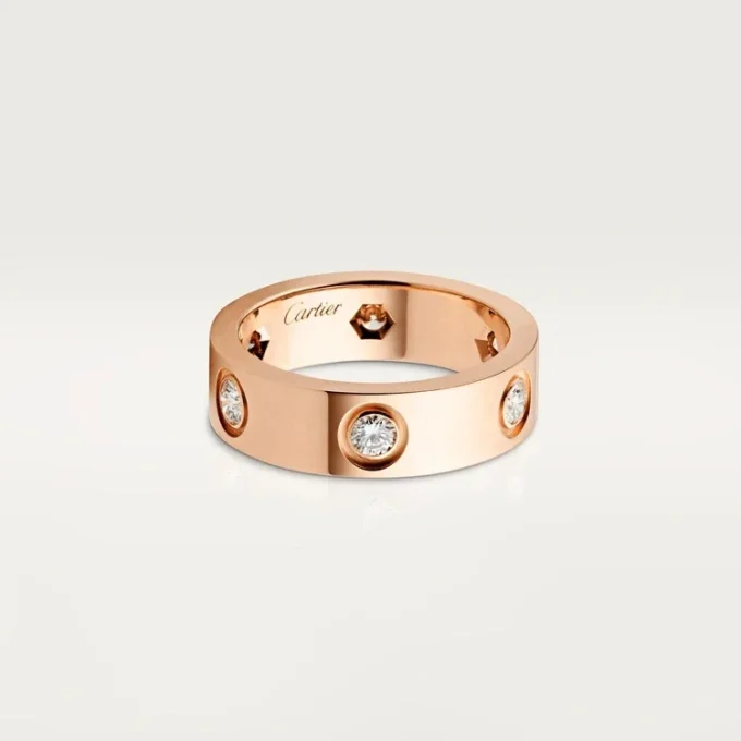 Inel Love – Aur roz, diamante – Cartier Inel Love – Aur roz, diamante – Cartier