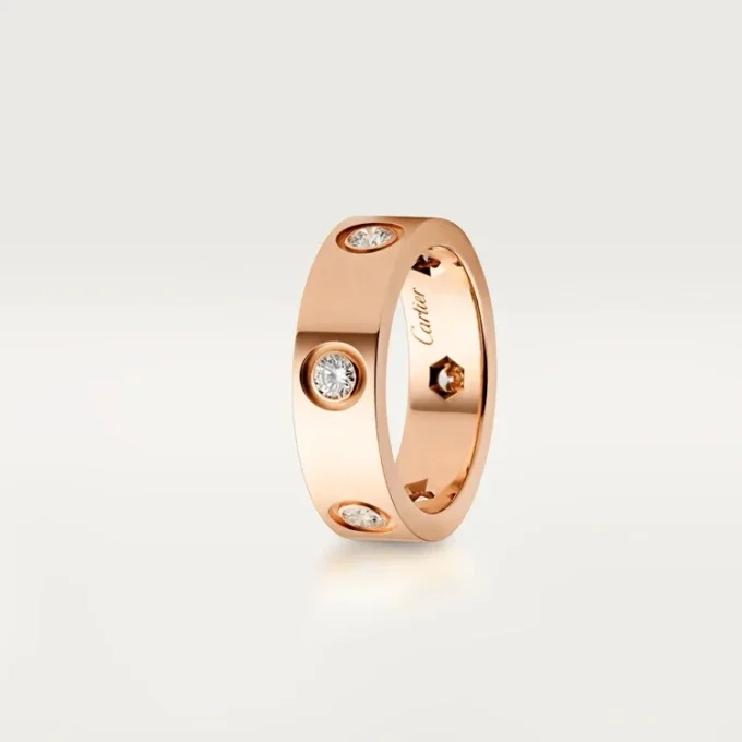 Inel Love – Aur roz, diamante – Cartier Inel Love – Aur roz, diamante – Cartier