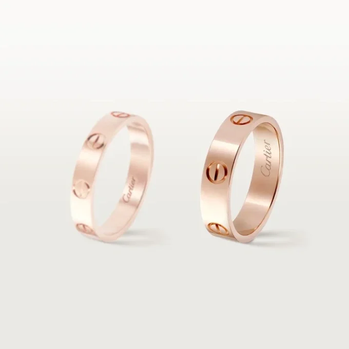 Inel Love – Aur roz, model clasic | Cartier Us