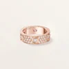 Inel Love, model clasic, pavat, 6 diamante