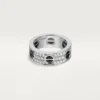 Inel Love, pavat cu diamante, ceramică – Aur alb, ceramică, diamante – Cartier