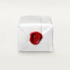 Inel Love, pavat cu diamante, ceramică – Aur alb, ceramică, diamante – Cartier
