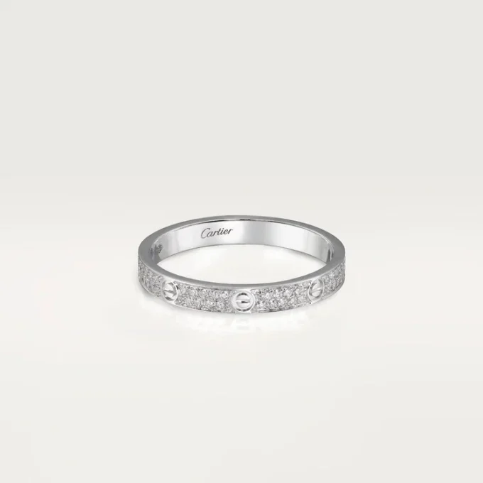 Inel Love, Sm – Aur alb, Diamante – Cartier