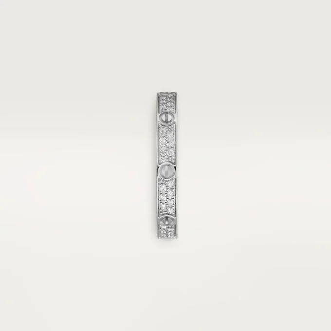 Inel Love, Sm – Aur alb, Diamante – Cartier