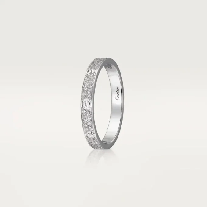 Inel Love, Sm – Aur alb, Diamante – Cartier