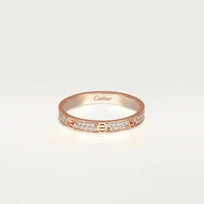 Inel Love, Sm – Aur roz, Diamante – Cartier