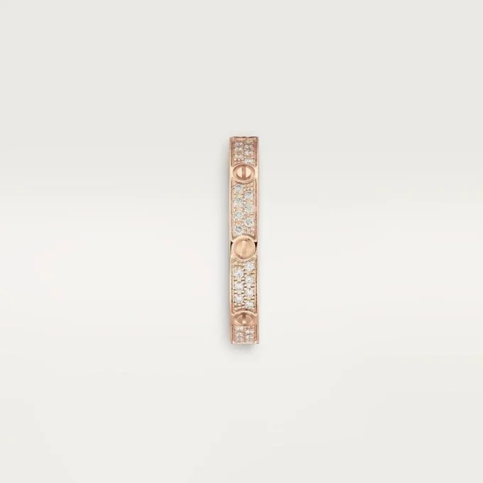 Inel Love, Sm – Aur roz, Diamante – Cartier