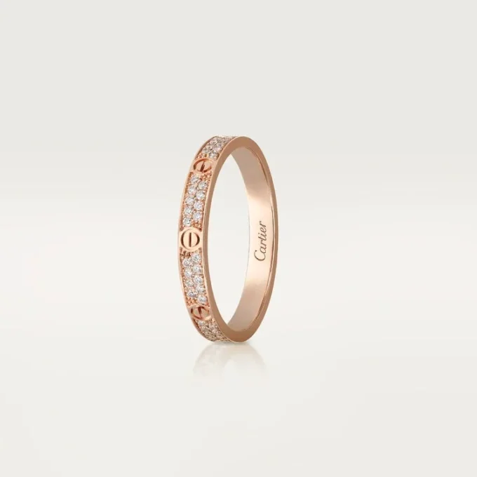 Inel Love, Sm – Aur roz, Diamante – Cartier
