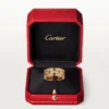 Inel Maillon Panthere, 3 rânduri cu jumătate de pavaj de diamante – Aur roz, Diamante – Cartier