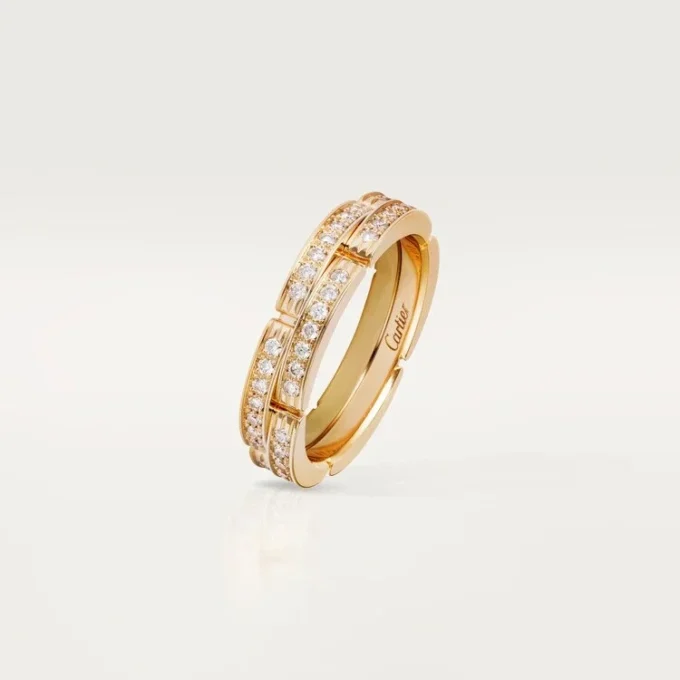 Inel Maillon Panthere – Aur galben, Diamante – Cartier