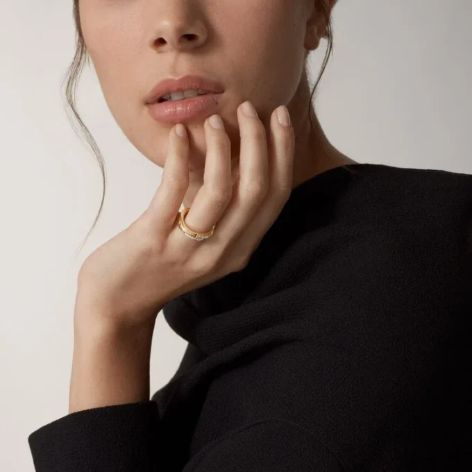 Inel Maillon Panthere – Aur galben, Diamante – Cartier