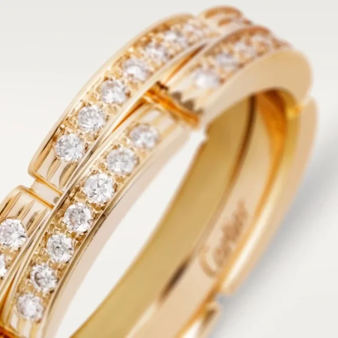 Inel Maillon Panthere – Aur galben, Diamante – Cartier
