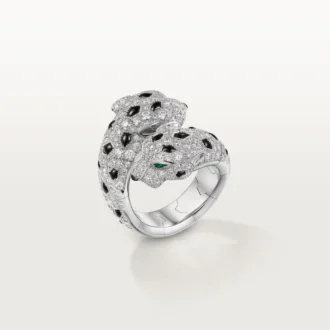 Inel Panthere De Cartier, articulat, pavat