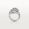 Inel Panthere De Cartier, articulat, pavat