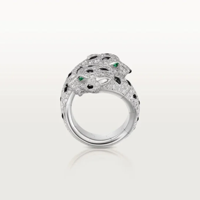 Inel Panthere De Cartier, articulat, pavat