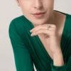 Inel Panthere De Cartier – Aur alb, diamante, smaralde, onix – Cartier