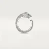 Inel Panthere De Cartier – Aur alb, diamante, smaralde, onix – Cartier