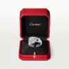 Inel Panthere De Cartier – Aur alb, diamante, smaralde, onix – Cartier