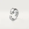 Inel Panthere De Cartier – Aur alb, granate tsavorite, onix – Cartier