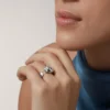 Inel Panthere De Cartier – Aur alb, granate tsavorite, onix – Cartier