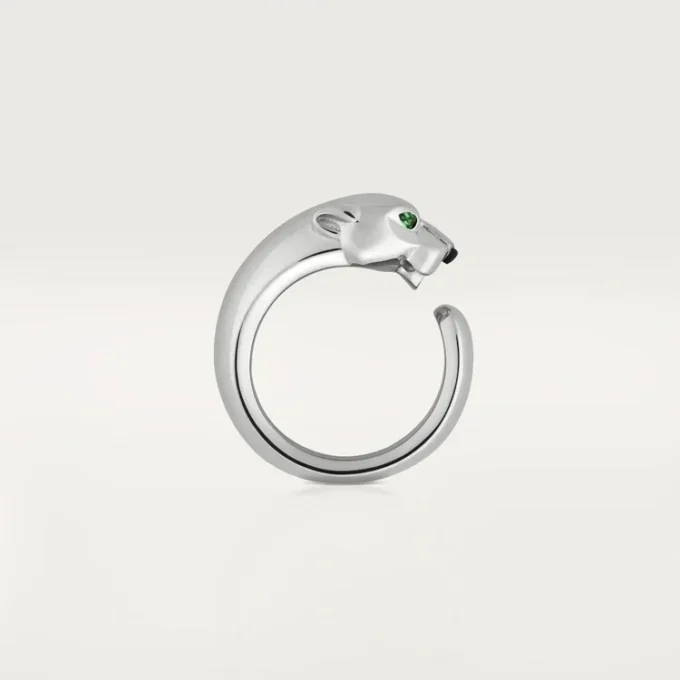 Inel Panthere De Cartier – Aur alb, granate tsavorite, onix – Cartier