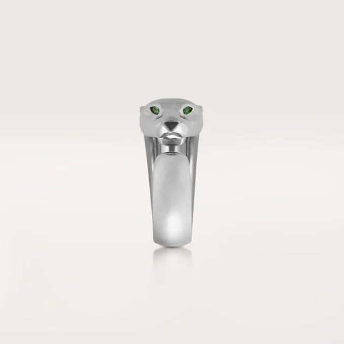 Inel Panthere De Cartier – Aur alb, granate tsavorite, onix – Cartier