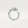 Inel Panthere De Cartier – Aur alb, smaralde, onix, diamante – Cartier