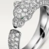 Inel Panthere De Cartier – Aur alb, smaralde, onix, diamante – Cartier