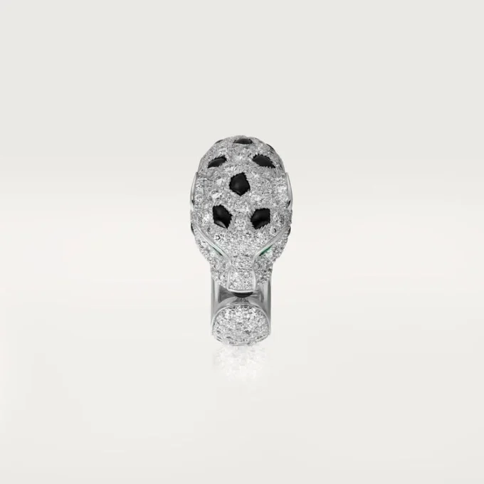 Inel Panthere De Cartier – Aur alb, smaralde, onix, diamante – Cartier