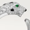 Inel Panthere De Cartier – Aur alb, smaralde, onix, diamante – Cartier