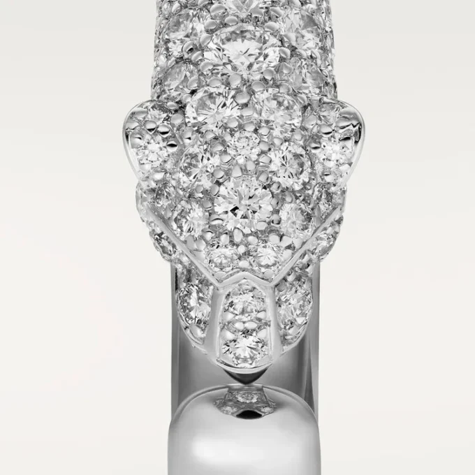 Inel Panthere De Cartier – Aur alb, smaralde, onix, diamante – Cartier