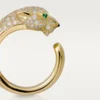 Inel Panthere De Cartier – Aur galben, diamante, smaralde, onix – Cartier