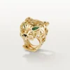 Inel Panthere De Cartier – Aur galben, granate tsavorite, onix – Cartier