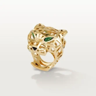 Inel Panthere De Cartier – Aur galben, granate tsavorite, onix – Cartier
