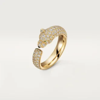 Inel Panthere De Cartier – Aur galben, smaralde, onix, diamante – Cartier