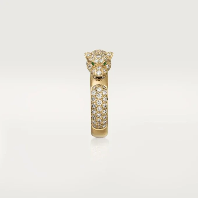 Inel Panthere De Cartier – Aur galben, smaralde, onix, diamante – Cartier