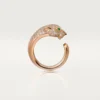 Inel Panthere De Cartier – Aur roz, diamante, smaralde, onix – Cartier