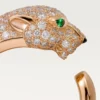 Inel Panthere De Cartier – Aur roz, diamante, smaralde, onix – Cartier