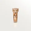 Inel Panthere De Cartier – Aur roz, diamante, smaralde, onix – Cartier