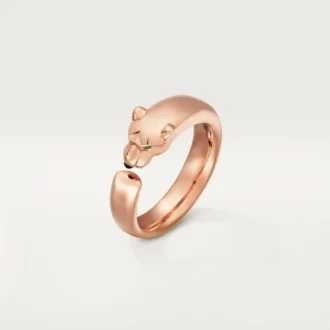 Inel Panthere De Cartier – Aur roz, granate tsavorite, onix – Cartier