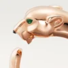 Inel Panthere De Cartier – Aur roz, granate tsavorite, onix – Cartier