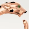 Inel Panthere De Cartier – Aur roz, granate tsavorite, onix – Cartier
