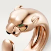 Inel Panthere De Cartier – Aur roz, granate tsavorite, onix – Cartier