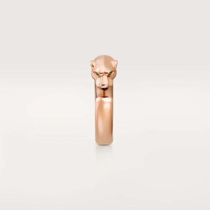 Inel Panthere De Cartier – Aur roz, granate tsavorite, onix – Cartier