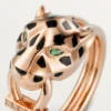 Inel Panthere De Cartier – Aur roz, granate tsavorite, onix, lac negru, diamante – Cartier