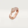 Inel Panthere De Cartier – Aur roz, onix, smaralde, diamante – Cartier