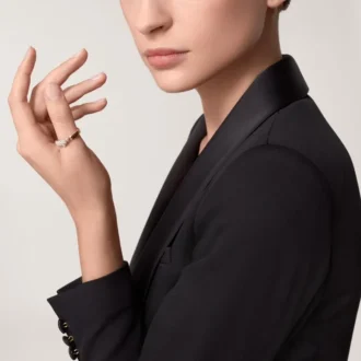 Inel Panthere De Cartier – Aur roz, onix, smaralde, diamante – Cartier