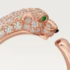 Inel Panthere De Cartier – Aur roz, onix, smaralde, diamante – Cartier