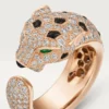 Inel Panthere De Cartier, model mediu, pavat