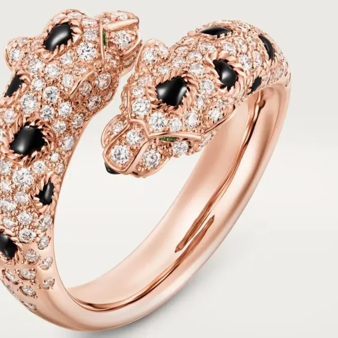 Inel Panthere De Cartier, semi-pavat